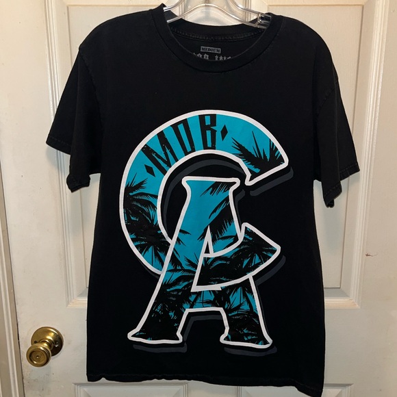 MOB INC Short Sleeve Print Shirt. Sz M. - Picture 1 of 3